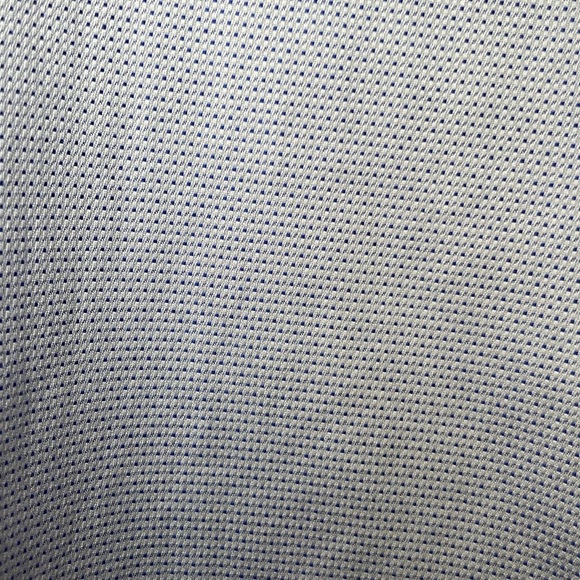 Canali White with blue specs Long Sleeve Button-Up Shirt Sz 18 1/2 - Picture 4 of 6